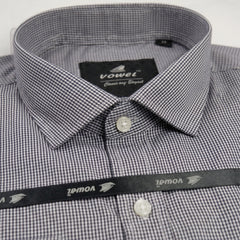 Charcoal Grid Formal Shirt