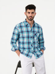 Aqua Rush — Button Down Shirt