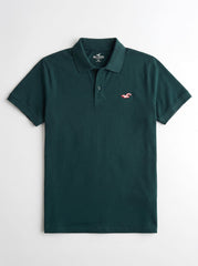Premium Slim - Fit Jersey Polo - Bottle Green