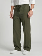 Ranger Olive Tapered Pleat Trouser — Deep Olive