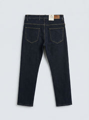 DARK NAVY RAW — Premium Straight Fit Jeans D-2