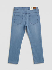 SKY BLUE STRETCH — Premium Straight Fit Jeans D-1