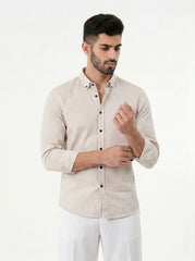 Ivory Micro — Button Down Shirt