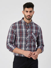 Merlot Plaid — Button Down Shirt