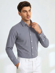 Charcoal Grid Formal Shirt