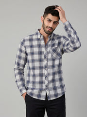 Slate Plaid — Button Down Shirt