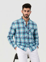 Aqua Rush — Button Down Shirt