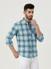 Aqua Rush — Button Down Shirt