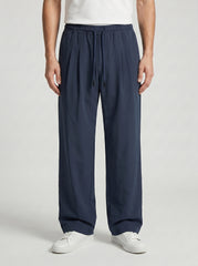 Atlantic Plain Trouser  — Deep Navy