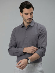 GREY — Signature Formal Shirt