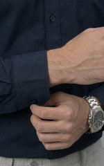 NAVY BLUE — Signature Formal Shirt